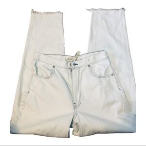 Madewell Y2K stone washed light blue frayed distressed women’s jeans size 27 new